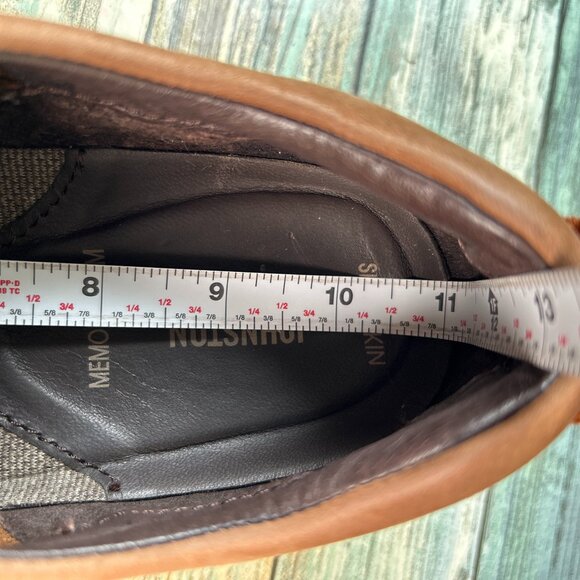 Johnston & Murphy Oxfords Mens Size 9.5M Brown Nubuck Leather Dress Comfort Work - Picture 7 of 11